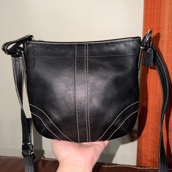 Coach Handbags - ‼️Vintage Coach Soho Black Leather Crossbody Bag